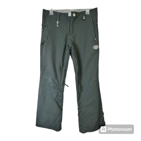 686 Women's Manual Standard Snow Pants Size XS Gray - Picture 1 of 4
